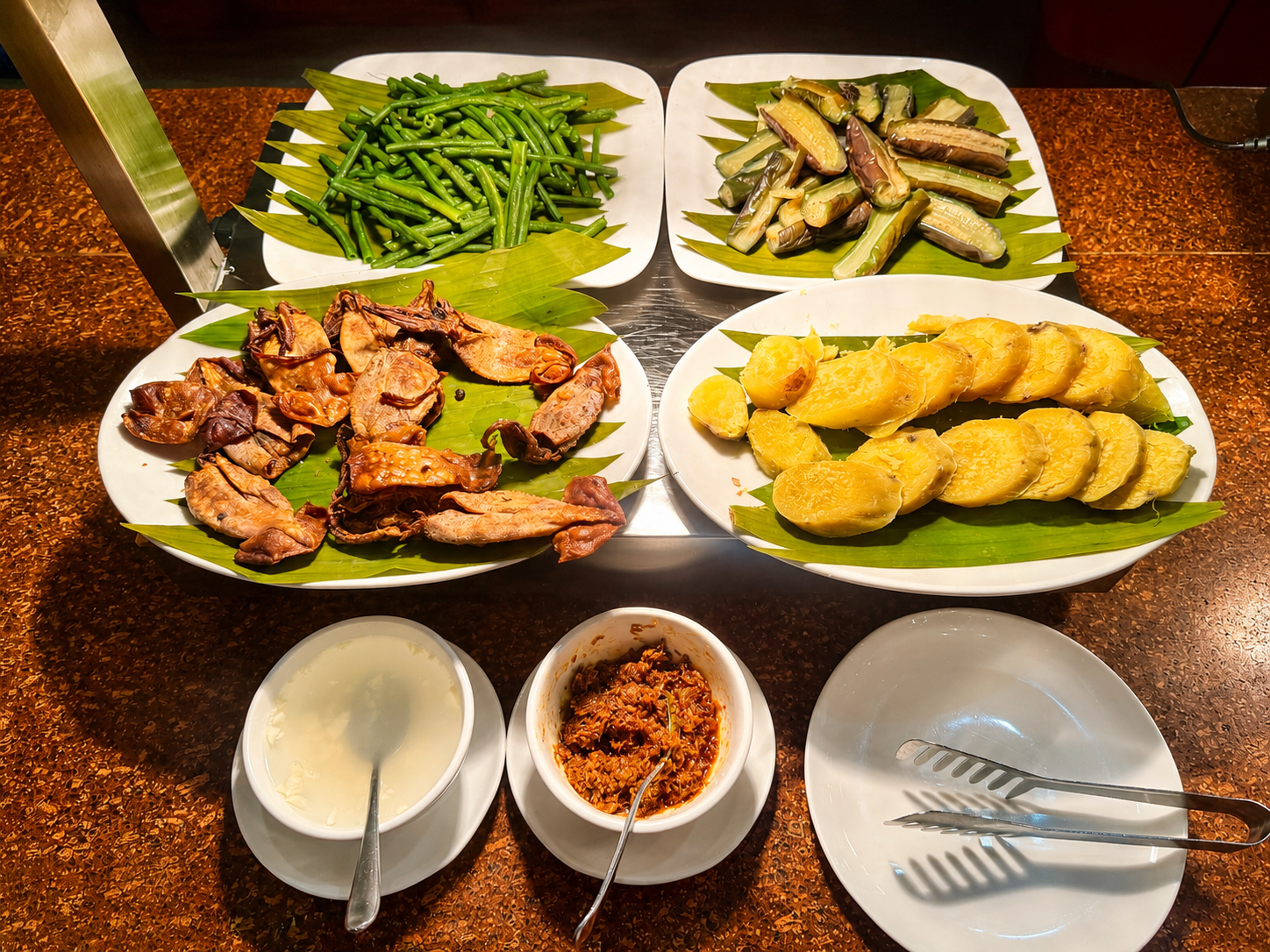 Appetizer station at The Royal Mandaya Hotel Davao breakfast buffet