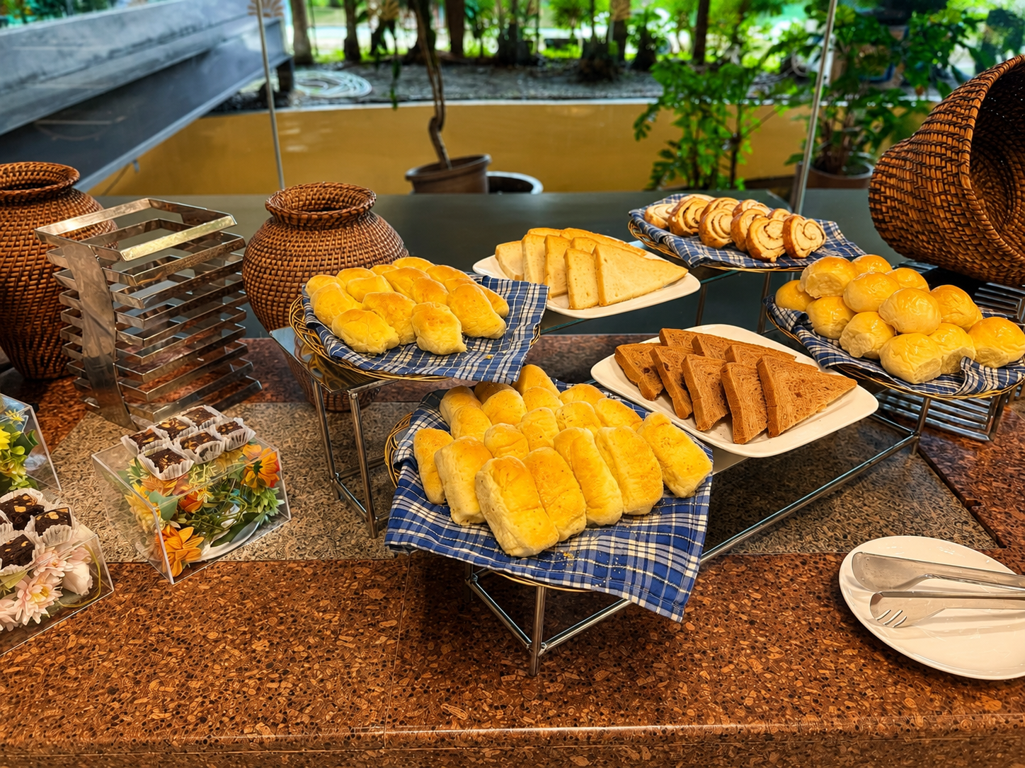 Breads and baked goods at The Royal Mandaya Hotel Davao breakfast buffet