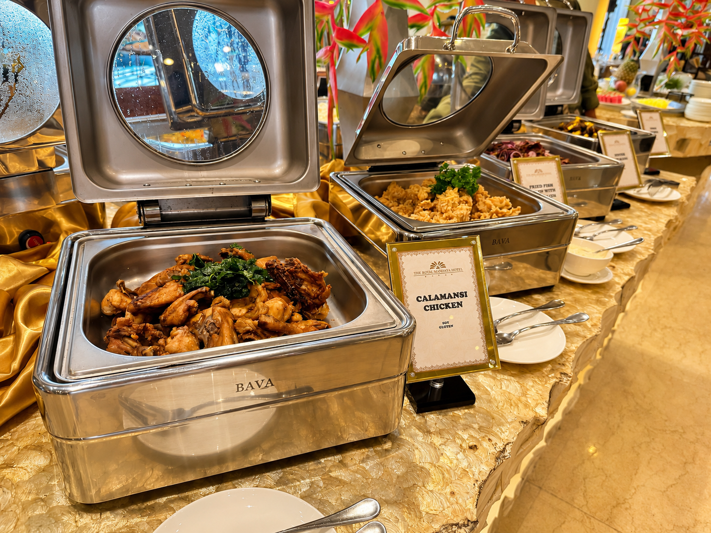 Main course at The Royal Mandaya Hotel Davao breakfast buffet