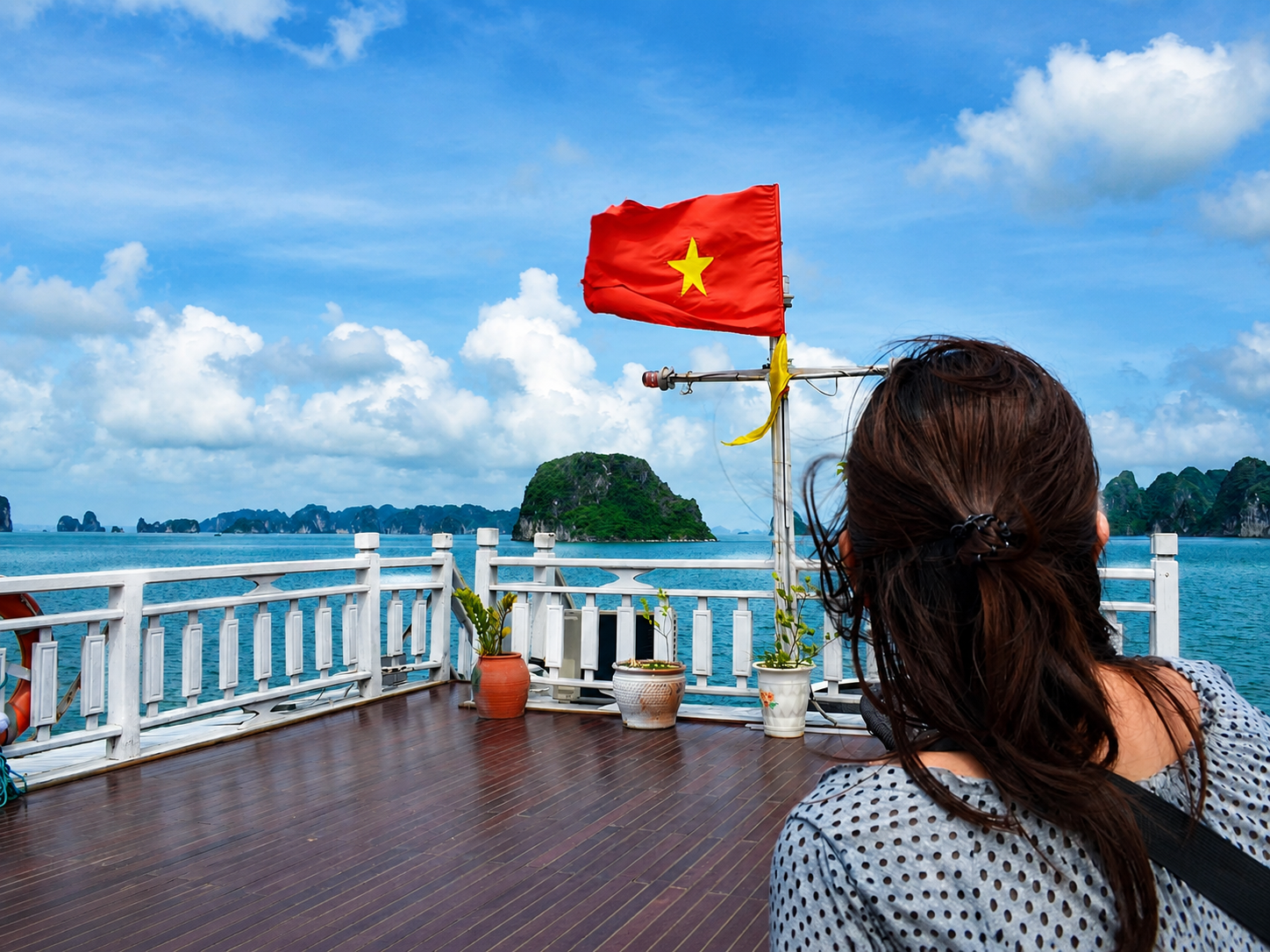 Vietnamese Flag Ha Long Bay Cruise 2016