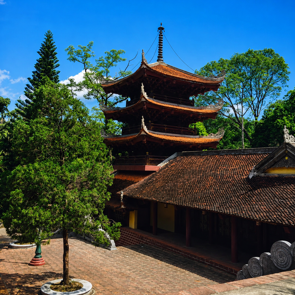 Bai Dinh Pagoda Main Hall Vietnam 2016