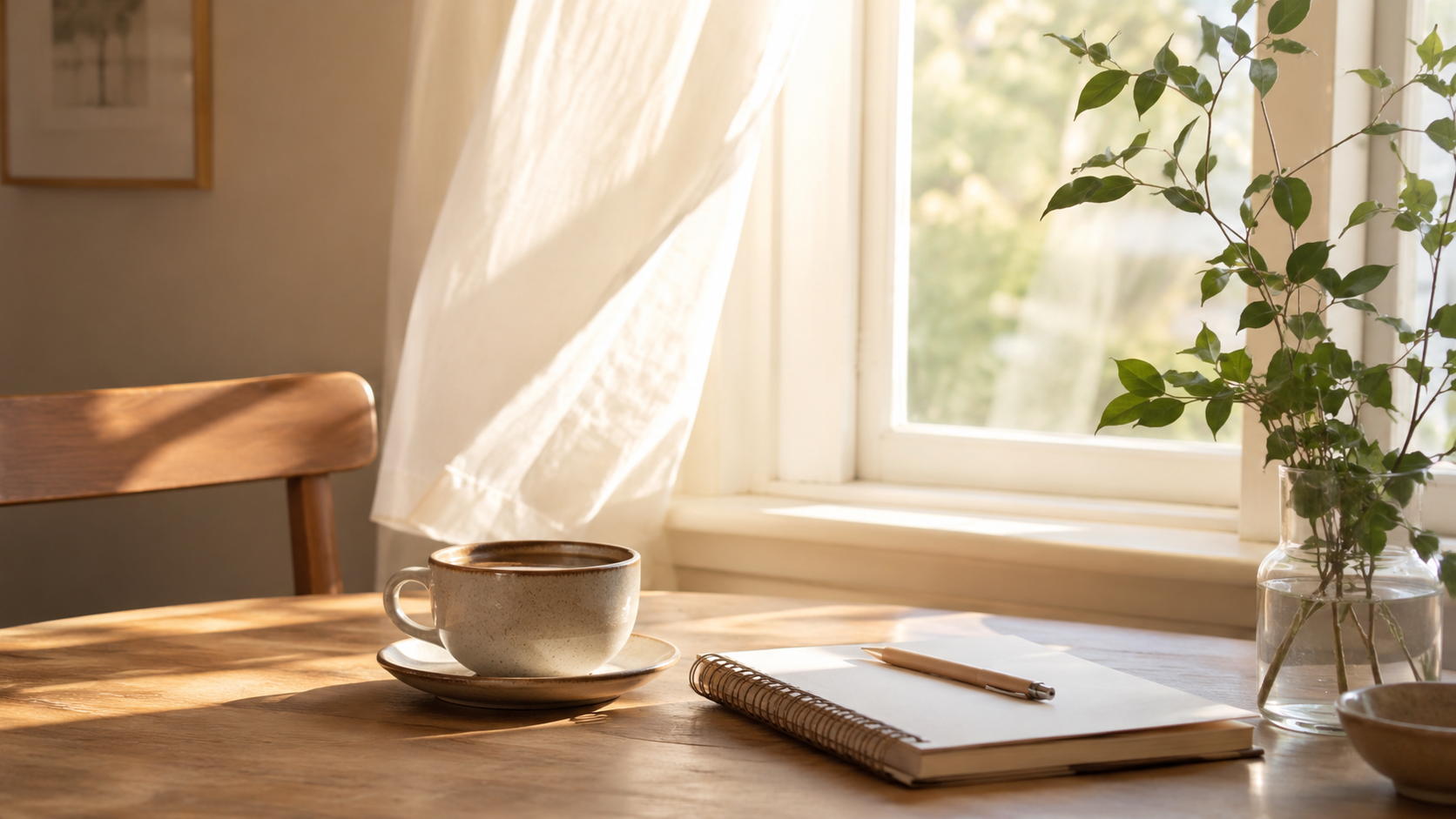 A quiet morning coffee by the window, looking hopeful for the second half of 2026