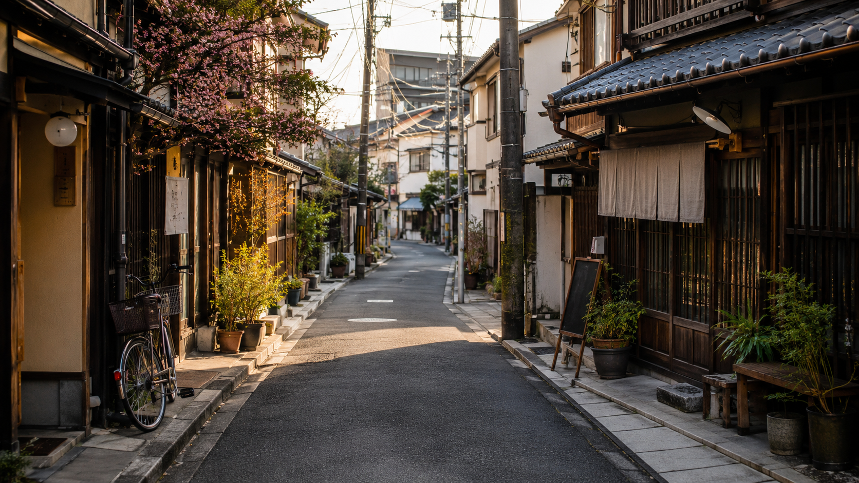 A quiet Japan street scene from a seven-day trip in February 2026